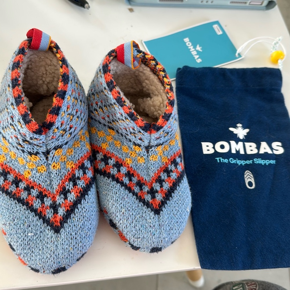 Bombas Kids Slippers - Multicolor Knit